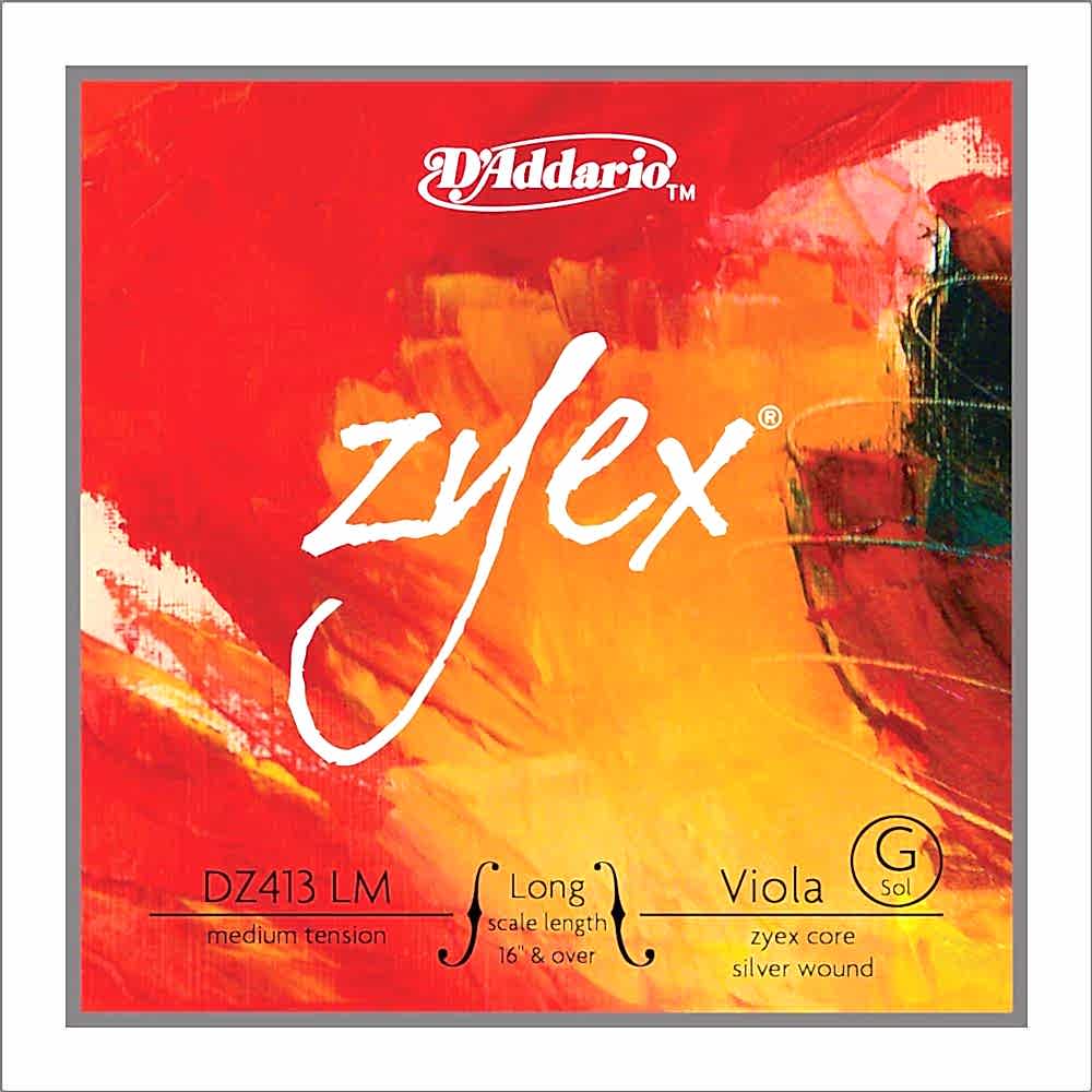 VİOLA TEK TEL, ZYEX, LONG SCALE, MEDIUM TENSION, (