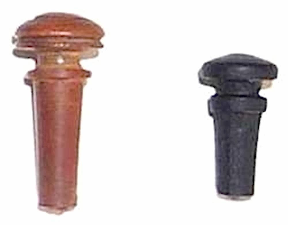 KEMAN KUYRUK BAĞLAMA BUTONU, ABANOZ, SCALE 44